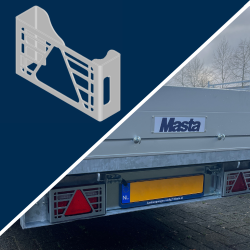 Beschermrooster van Masta Aanhangwagens lasergesneden bij het OrderOn platform